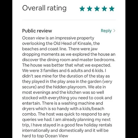 Ocean View,kinsale, Hosted By Exquisite Homes, Sleeps 22 度假居 *